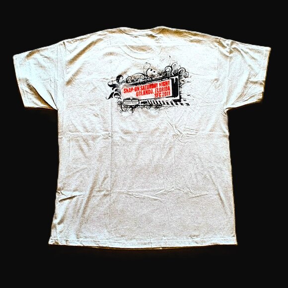 SNAP-ON 2011 ORLANDO Conference T-Shirt ~ ORCA WHALE ~ Gildan ~ 2XL ~ NEW W/Tags - Picture 2 of 11
